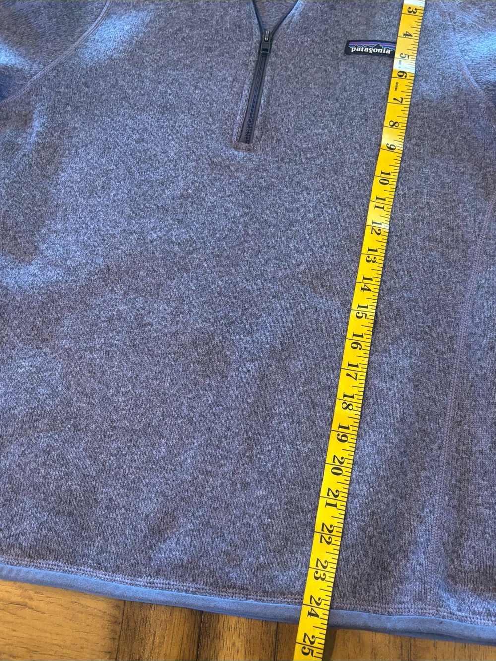 Patagonia Womens Better Sweater 1/4 Zip Pullover in Purple,Medium,Comfy Layering - Picture 13 of 13